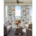 thumbnail image 6 of Dinosaur Blackout Curtains for Bedroom Living Room Darkening Curtains 54 Inch Long Funny Dino Cute Cartoon Boys Girls Children Short Curtain for Small Window Treatment Grommet Drapes 42"x54"x2, 6 of 9