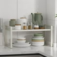 thumbnail image 1 of Feltree Heavy Duty 2-Tier Kitchen Storage Rack, Multi Functional Metal Organizer for Countertop and Cabinet, 1 of 8