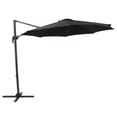 thumbnail image 3 of CorLiving 9.5ft Offset Tilting and Rotating Patio Umbrella with Aluminum and Steel Frame and Durable Canopy, Black, 3 of 9
