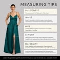 thumbnail image 5 of David’s Bridal, The Edit by DB Studio Women's Formal Empire Waist Ball Gown, Full Length, Satin, 5 of 7