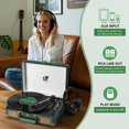 thumbnail image 4 of Tocadiscos DANFI Audio Bluetooth USB Grabación Verde, 4 of 9