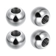 thumbnail image 1 of Uxcell Écrous Boule Bouton, Acier Inoxydable Rond Solide Trou Aveugle Capuchon de Vis Décoratif Poignée de Machinerie Matériel M8x15mm 4, 1 of 7