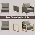 thumbnail image 5 of POCASSY Patio Accent Armless Chair with Cushions, 5 of 6