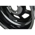 thumbnail image 5 of Bassett Racing Steel Rim 4 x 100 mm 4 Lug, Powder Coated Black, 5 of 6