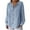 Light Blue, variant on cocolona Womens Button V Neck Long Sleeve Shirts Dressy Casual Blouses Casual Loose Solid Color Lightweight Tops