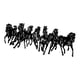 thumbnail image 5 of Escultura de caballo de metal para decoración de dormitorio, hotel, arte artesanal, colgante para baño, adorno coleccionable decorativo, 5 of 9
