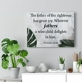 thumbnail image 5 of Scripture Walls Father of the Wise Proverbs 23:24 Wall Art Christian Home Decor Unframed, 5 of 9