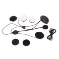thumbnail image 3 of Helmet  Headset, Noise Cancellation Motorcycle Sports Headset Hands Free 4 Button Design Clear Calling With Microphone For Various Motorcycle Helmets, 3 of 8