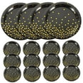 thumbnail image 5 of FRCOLOR Black Paper Plates for Party Use Sturdy Disposable Tableware Coordinate with Any Theme 9 inch, 5 of 8