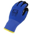 thumbnail image 2 of Better Grip Winter Insulated Double Lining Rubber Coated Work Gloves, 3 pairs/pack, Blue/Extra Large, 2 of 5