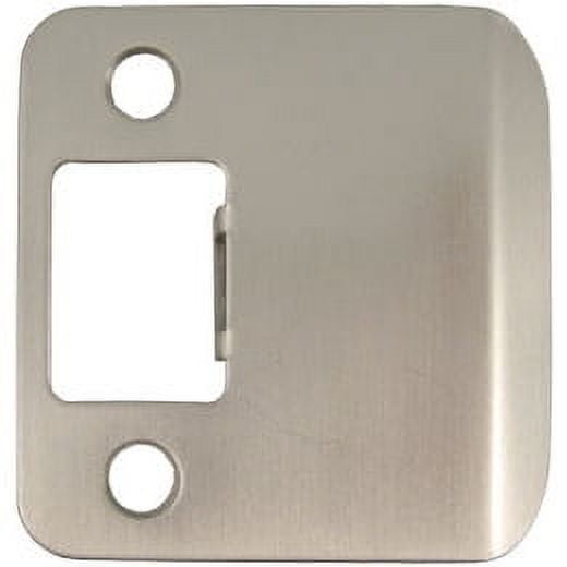 Round Corner Extended Lip Strike, 2-1/4" x 1-3/4", (2-1/4" Overall Length), Satin Nickel by Stone Harbor Hardware