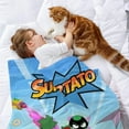 thumbnail image 2 of Supertato Throw Blanket Gifts for Fans Lover Girls Boys Women Present Hoodie Him Bed 30"x40", 2 of 6