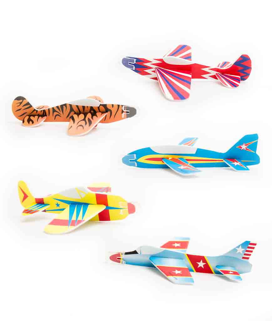 4 Inch Foam Glider Assortment 72ct