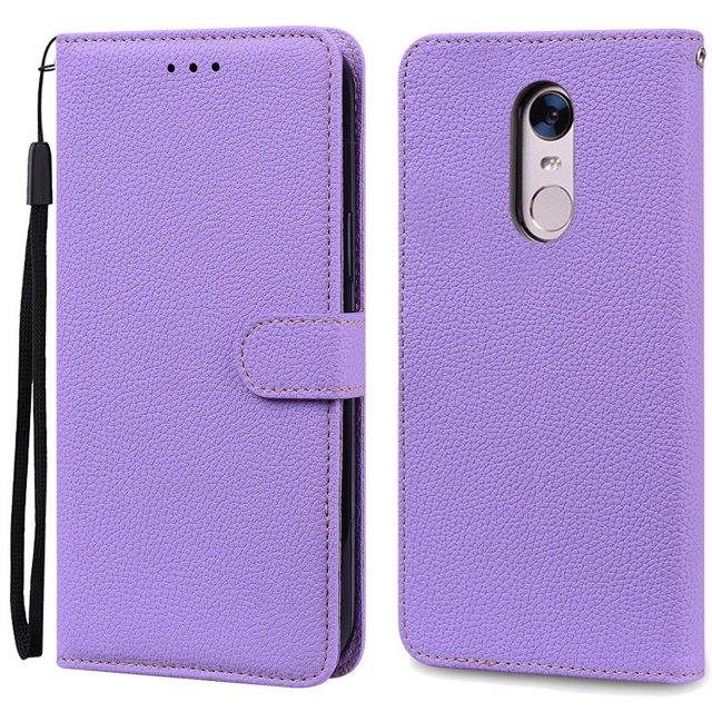 For Xiaomi Redmi 5 Plus Case Redmi 5 Shockproof Wallet Flip Case for Xiomi Redmi 5 plus 5plus Phone Cases Leather Fundas Shell Light Purple For Redmi 5 Plus