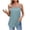 Light Blue, variant on Qiopertar Women's Tank Tops Casual Sleeveless Round Neck Solid Color Summer Tops Comfy Basic Camisoles, Navy L