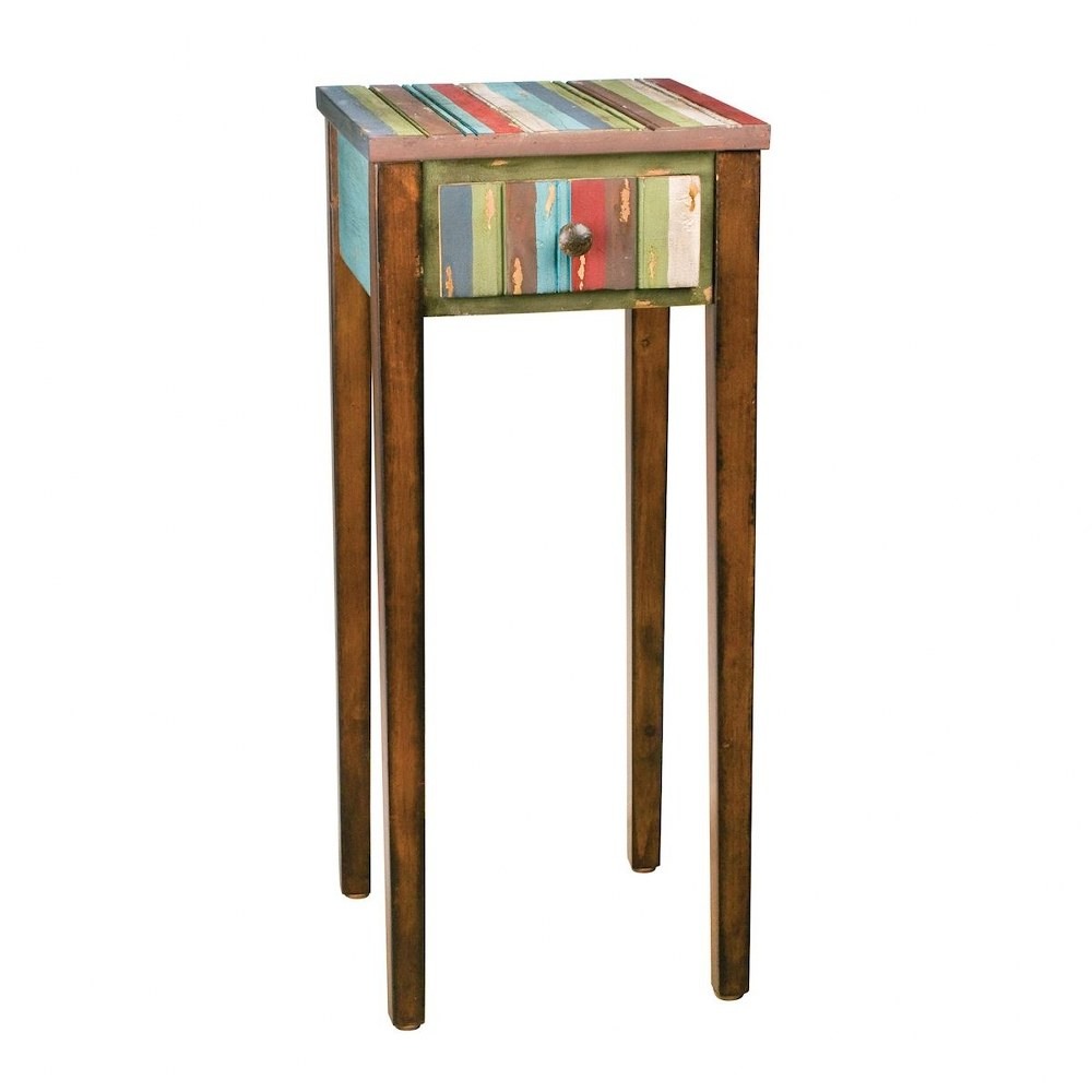 Ripon Oaks 30 Inch Night Stand Blue Green Red Finish Furniture Walmart Canada