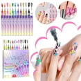 thumbnail image 2 of 12 Colors Nail Art Pens Set, Nail Art Markers for Gel Nails, Nail Art Pens for Painting Nails, DIY Manicure Tools, Nail Art Pens for Kids, Birthday Holiday Gifts for Women (G), 2 of 9