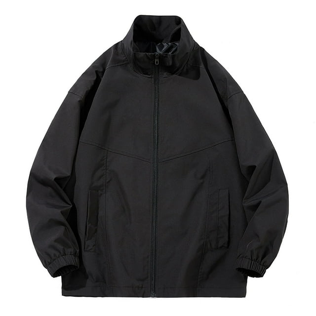 Vestes pour Hommes Veste Décontractée Légère Homme Imperméable Coupe-Vent Randonnée Respirante Sport Veste à Manches Longues Haut