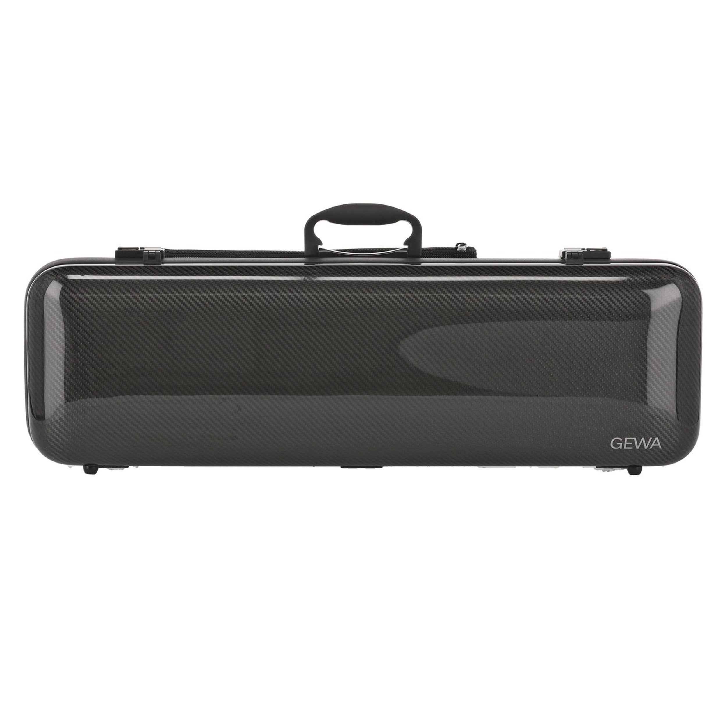 GEWA Violin Case, Idea 1.8, Oblong, 4/4, Carbon Black/Black w/Subway Handle