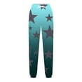 thumbnail image 5 of HOMADLES Teen Girls Jogger Pants Elastic Waist Gradient Star Printing Loose Drawstring Cargo Pants Hot Pink 5-6T, 5 of 5