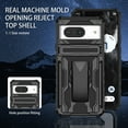 thumbnail image 5 of For Google Pixel 9 / 9 Pro Case with Belt Clip Holster, Heavy Duty Military Grade Drop Protective, 360° Rotating Kickstand Shockproof TPU Shell Durable Rugged Cover For Google Pixel 9 / 9 Pro, Black, 5 of 15