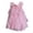 Pink, variant on Baby Girls Spring Summer Solid Flower Ruffle Sleeveless Dress Baby Boy Birthday Dress 3-6 Months