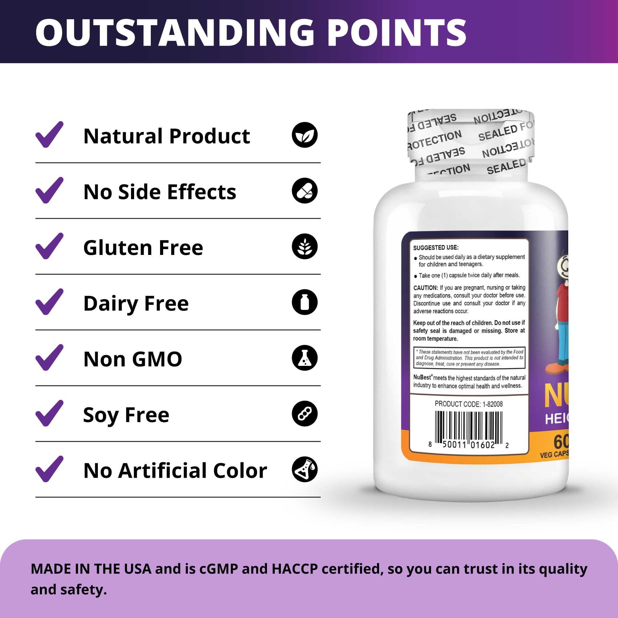 Nubest Tall 10 Maximum Natural Height Growth Formula Grow Taller Supplement Height Growth Pills For Children 10 And Teens Who Drink Milk Daily Walmart Com Walmart Com Nubest Tall 10 Maximum Natural Height Growth Formula Grow Taller Supplement Height Growth Pills For Children 10 And Teens Who Drink Milk Daily Walmart Com Walmart Com