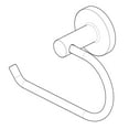 thumbnail image 6 of Mainstays Modern Round Toilet Paper Holder in Satin Nickel, 6 of 10