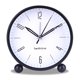 thumbnail image 5 of Reloj despertador de Metal redondo Digital minimalista moderno de 4 pulgadas Reloj de escritorio reloj de luz nocturna de barrido silencioso, 5 of 5