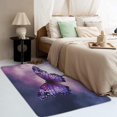 thumbnail image 3 of Butterfly Rugs for Girls Bedroom - 6x8 Rug - Butterfly Rug - Purple Butterflies Area Rug - Moth Purple Galaxy Rugs - Girls Carpet S-&181, 3 of 7