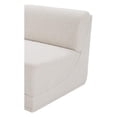 thumbnail image 6 of Meridian Furniture Ollie Cream Boucle Fabric Armless, 6 of 8