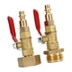thumbnail image 3 of 2 adaptadores de latón para invernar con rosca interna y externa de 3/4 Adaptador rápido de latón, 3 of 10