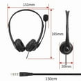 thumbnail image 5 of Corded Over Ear Headphones with Microphone 3.5mm Plug Lightweighted Designing for Music Calls Study and Meetings, 5 of 8