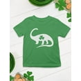 thumbnail image 4 of Tstars Boys Unisex Dinosaur Clover St Patricks Day Kids T Shirt, 4 of 7