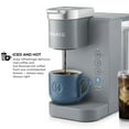 thumbnail image 3 of Keurig K-Iced Essentials Iced and Hot Single-Serve K-Cup Pod Coffee Maker, Gray – OPEN BOX – Tested & Guaranteed, 3 of 10