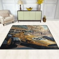 thumbnail image 3 of BZSMCE Vintage Area Rugs Racing Car Creative Area For Home, 3 of 7
