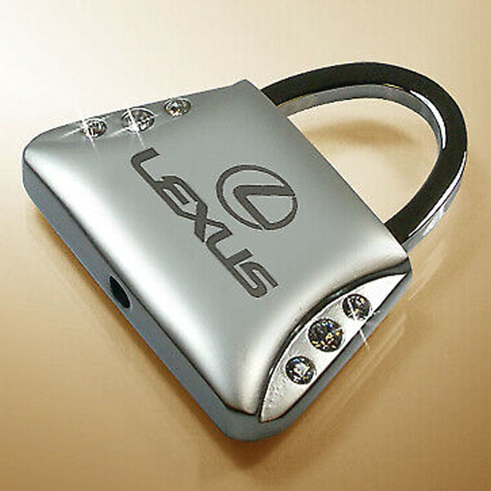 Lexus Crystal Purse Key Ring (Chrome)