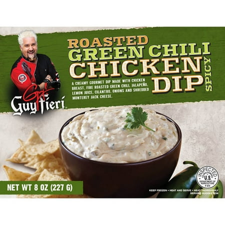 Guy Fieri Grn Chili Chicken Cheese Dip