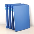 thumbnail image 2 of WWW 50% Off Clearance Office&Craft&Stationery A4 Storage File Box Plastic Archives Case With Lid 3in Thick Folder Organizer Document Storage Box For Shool Home Supplies Blue 1 Pack, 2 of 5