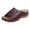 Wine, variant on Clearance VerPetridure Women's Sandals Summer Casual Slip-On Wedges Beach Open Toe Breathable Sandals Embroidery Shoes