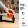 thumbnail image 5 of Corner Clamp Adapter Set, 90° Angle Squeeze Clamp Attachment, Compatible with Irwin Quick Grip Clamps, Right Angle Woodworking Tools Accessory for Cabinet Picture Frame Making, 5 of 6