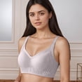 thumbnail image 5 of Supportive Wireless Full Coverage Bra for Everyday Comfort with Side Smoothing and Lift T-Shirt Friendly Seamed-Free Design for All Seasons, 5 of 5