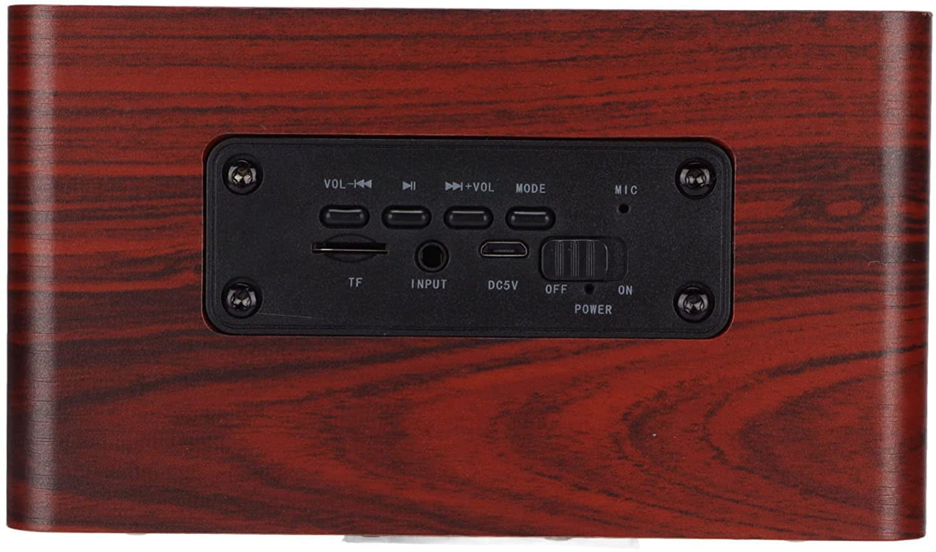 Retro Classic Wood Bluetooth Speaker for Home Office Kitchen