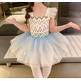 thumbnail image 5 of WIBACKER Girls Ballet Tutu Dress 2-8Y, Shiny Princess Tulle Leotard Ballerina Dance Costume Halloween Christmas, 5 of 6