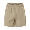 thumbnail image 4 of Mens Athletic Shorts 5 Inch Quick Dry Gym Workout Shorts Men Lightweight Sports Running Shorts With Pockets khaki L, 4 of 6