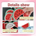 thumbnail image 3 of J.CARP Pieces Watermelon Iron on Patches, Watermelon Embroidered Patch for Clothes, Jacket, Hat, Socks, Jeans, 3 of 6