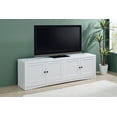 thumbnail image 2 of Laughlin 4-door Engineered Wood 78-inch TV Stand White, 2 of 12