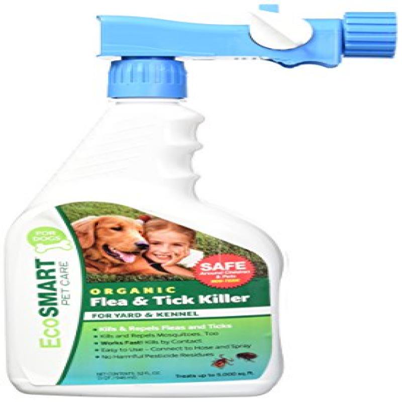 EcoSMART Organic Yard and Kennel Flea and Tick Killer, 32Ounce