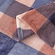 thumbnail image 4 of Buffalo Plaid Flannel Fleece Throw Blanket 60 x 80 Inches, Soft Lightweight Cozy All Season Coral Pink Checkered Blanket for Bed, Couch, Car, 4 of 4