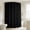 Black, variant on WZXPWT Shower Curtain, Solid Color Waterproof Bathroom Partition Curtain with 12 Hooks, Thickened Shower Screen for Privacy and Decoration, Versatile Bathroom drape Available in Six Colors